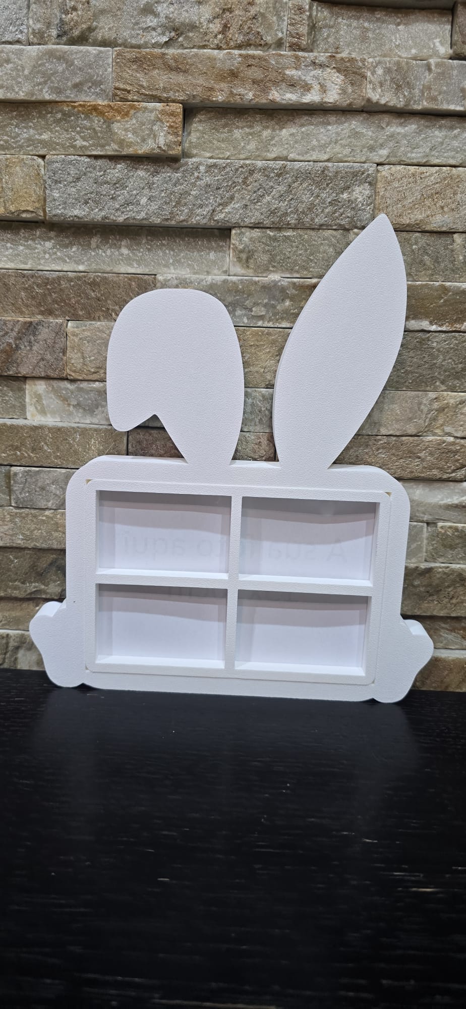 Porta-Retrato Coelho Páscoa para Padrinhos
