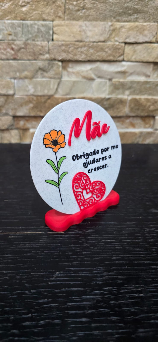 Quadro decorativo com mensagem