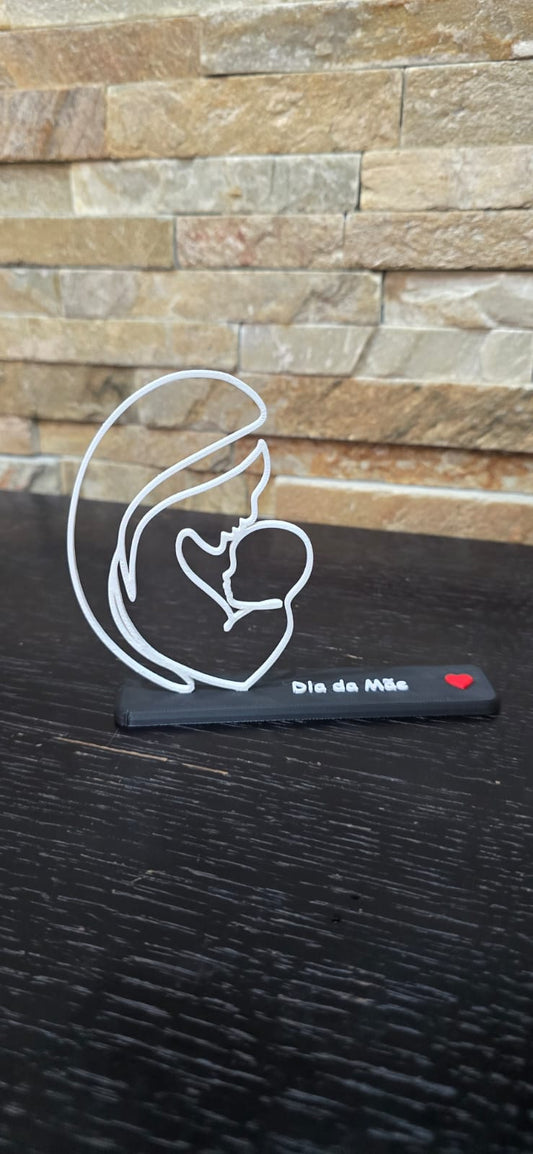 Silhuetas decorativas Mãe