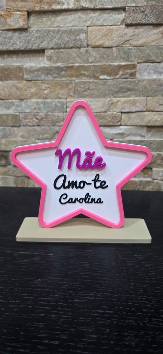 Estrela Decorativa Mãe