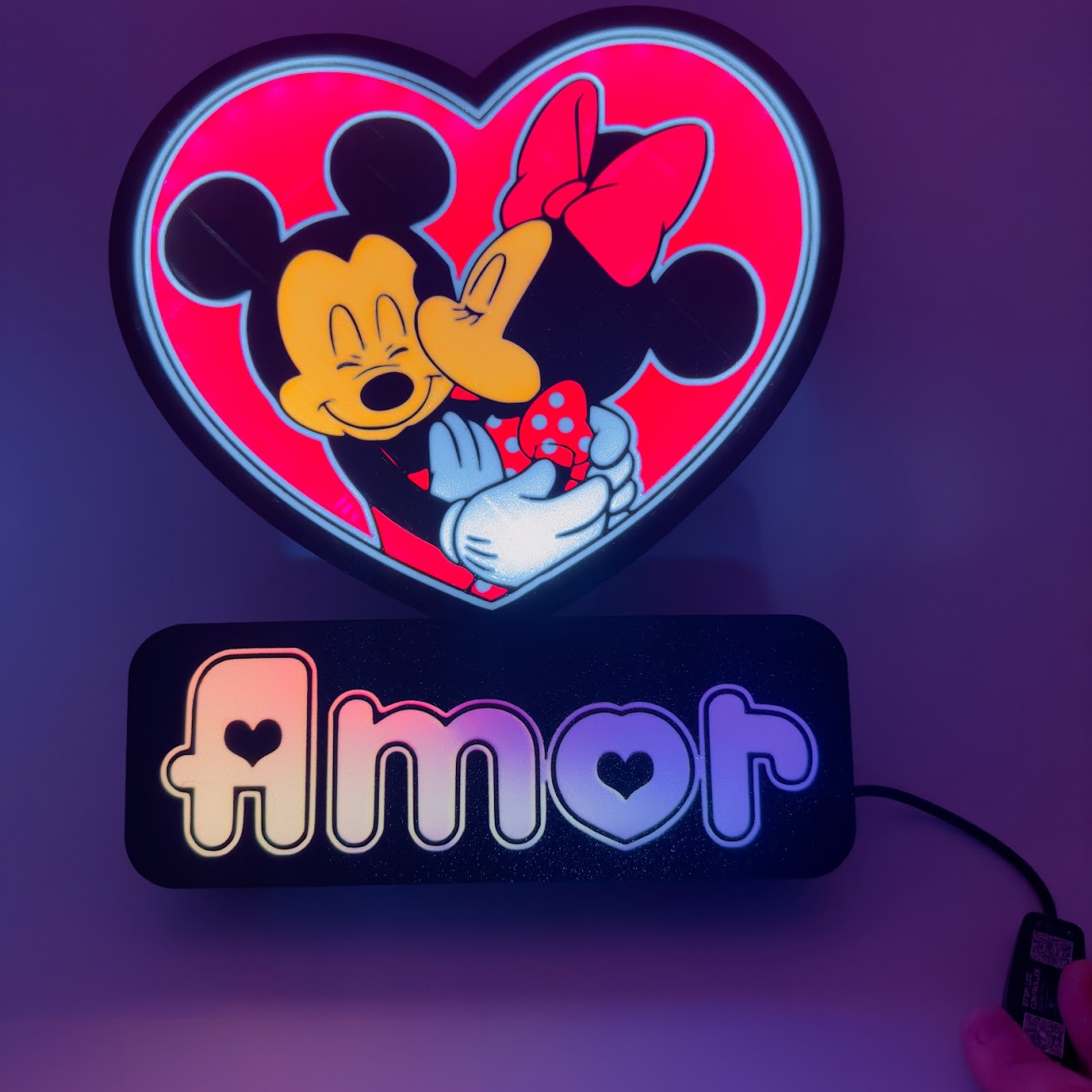 Luz de Presença Mickey e Minnie