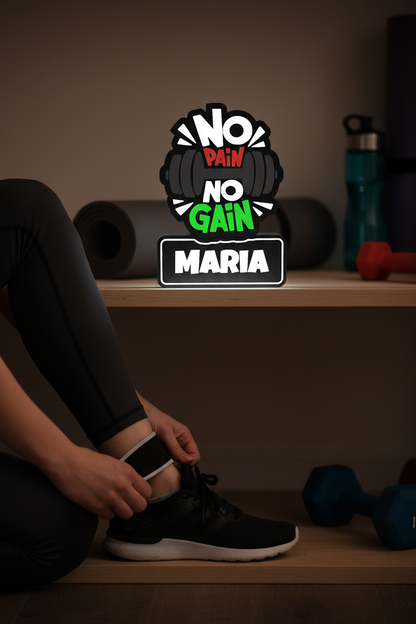 Foto UGC de luminária No Pain No Gain Maria