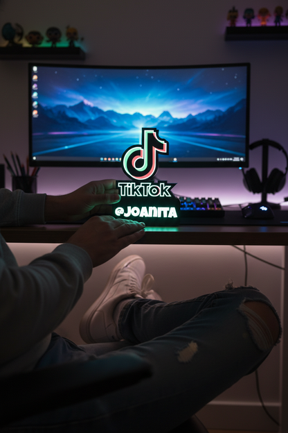 Foto UGC de luminária TikTok @JOANITA