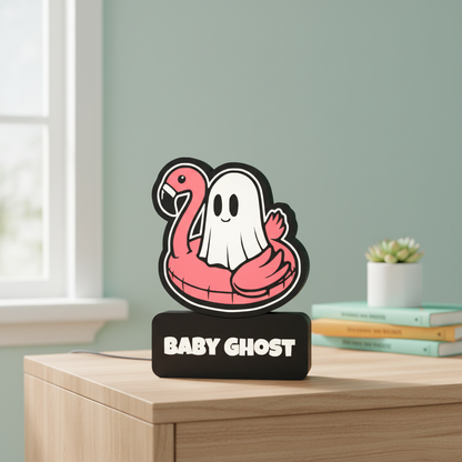 Fotografia lifestyle de luminária Baby Ghost