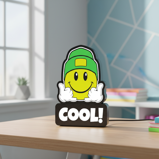 Fotografia lifestyle de luminária Cool smiley