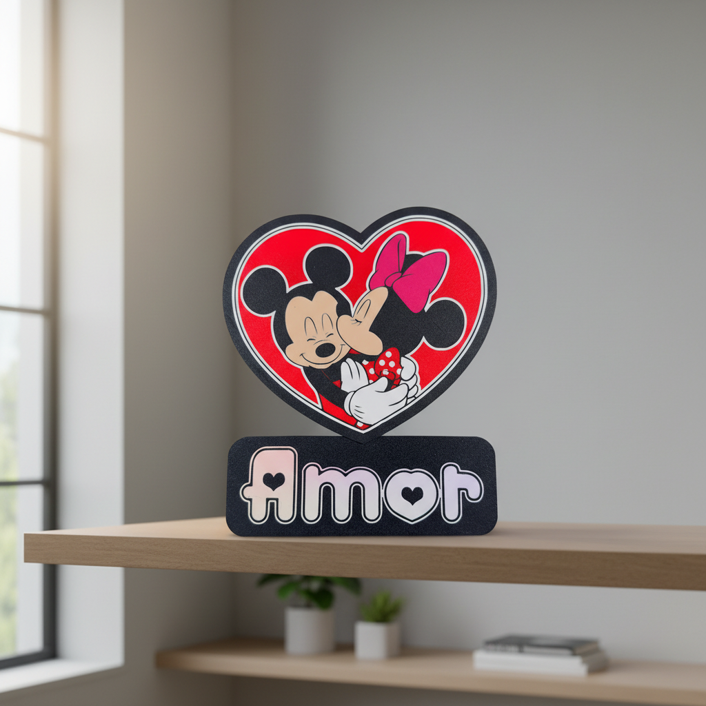 Imagem lifestyle da luminária Amor