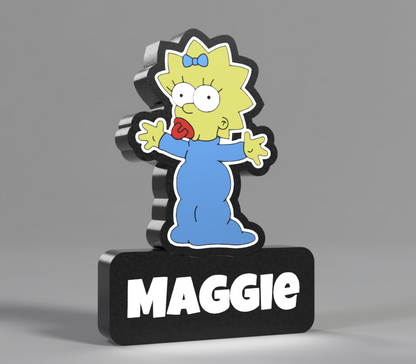 Luminária Maggie Simpson