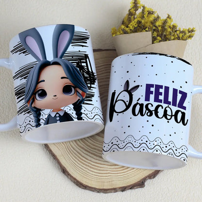 Canecas Wandinha Páscoa