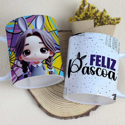 Canecas Wandinha Páscoa