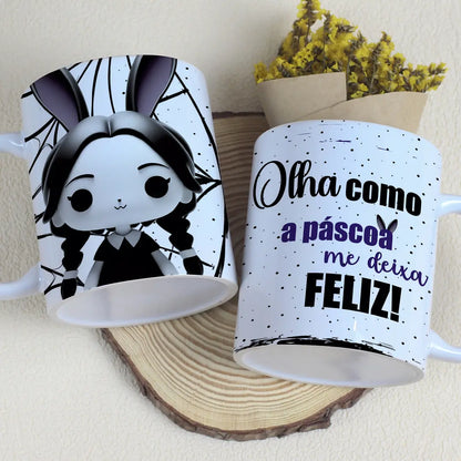 Canecas Wandinha Páscoa