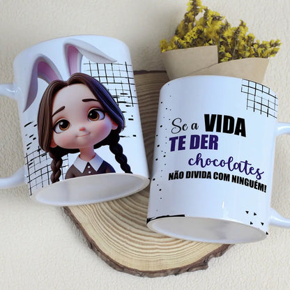 Canecas Wandinha Páscoa